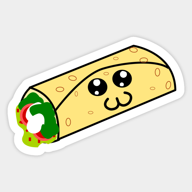 Burrito Sticker by traditionation